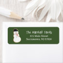 Search for exchange return address labels Gingerbread