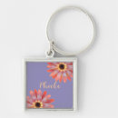 Search for flowers gerbera key rings Purple