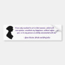 Search for prejudice bumper stickers Jane