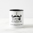 Search for mustache mugs Black
