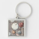 Search for seashore square key rings Seashell