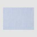 Search for blue gingham tissue paper Retro