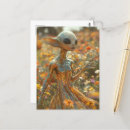 Search for cute alien postcards Unique