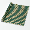 Search for dark green and gold wrapping paper Modern
