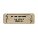 Search for western return address labels Vintage