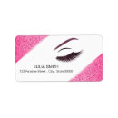 Search for cosmetics return address labels Makeup artist