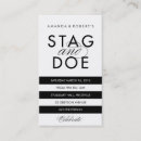 Search for does business cards Stag and doe