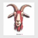 Search for goat head stickers Animal