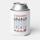 Search for ugly christmas sweater can coolers Santa