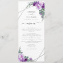 Search for purple and silver menus Reception