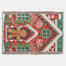 Search for gingerbread man blankets Red