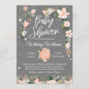 Search for pink grey baby shower invitations For kids