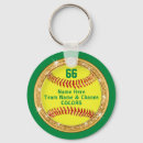 Search for yellow softball key rings Team