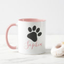 Search for pink dog mugs Paw