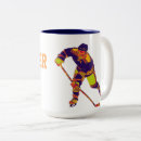 Search for hockey player mugs Colourful