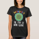 Search for adult coloring tshirts Mandala