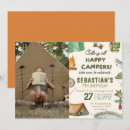 Search for kids at camp invitations Watercolor