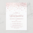Search for rose gold foil graduation invitations Graduate