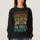 Search for too long clothing Tired
