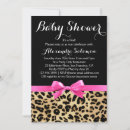 Search for leopard print baby shower invitations Girly