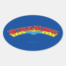 Search for oval logo stickers Super hero