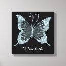 Search for blue glitter canvas prints Chic