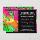 Search for graffiti birthday invitations Cool