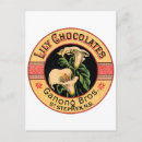 Search for vintage chocolate postcards Advertising
