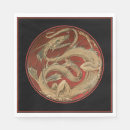 Search for red dragon napkins Mythical