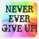 Search for never give up stickers Strong