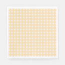 Search for yellow gingham napkins Girl