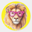 Search for yellow lion stickers Jungle