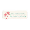 Search for beachy return address labels Palm tree