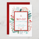 Search for holly christmas invitations Simple