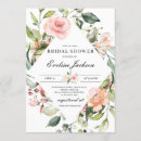 Search for blush floral bridal shower invitations Pink