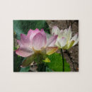 Search for lotus flower puzzles White