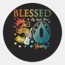 Search for birthday blessing stickers Vintage