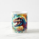 Search for tyrannosaurus mugs Watercolor