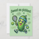 Search for funny pickle postcards Pickleball player