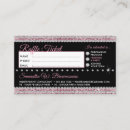 Search for raffle business cards Pink