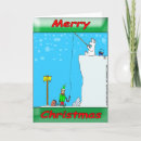 Search for fishing christmas cards Santa