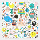 Search for alien monster stickers Fun