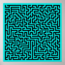 Search for maze posters Black