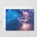 Search for thunderstorms postcards Blue