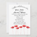Search for poppy wedding invitations Simple