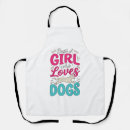 Search for engraving aprons Dog