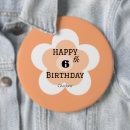 Search for orange flowers badges Cute