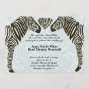 Search for zebra wedding invitations Exotic