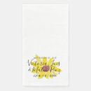 Search for sunflower wedding napkins Script
