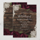 Search for rustic burgundy wedding invitations Flowers